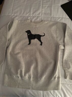 The Black Dog Martha’s Vineyard XL Gray Crewneck Sweatshirt Dog Graphic